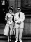 Elias Wedding Picture with Celia Was, 1952